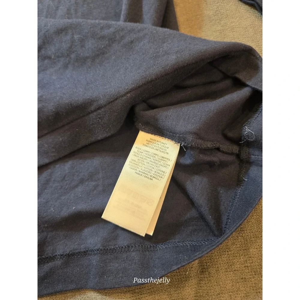 Polo Ralph Lauren Mens Small Ski Sports Classic Fit Navy Long Sleeve T-Shirt NWT